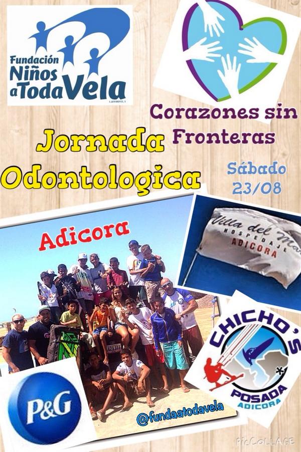 fundaatodavela's tweet photo. Sab 23/08 jornada odontológica @Odsinfronteras para niños @fundaatodavela GRACIAS @chichosposada @PG_Latino @A1tv http://t.co/A9CVy6P9qz