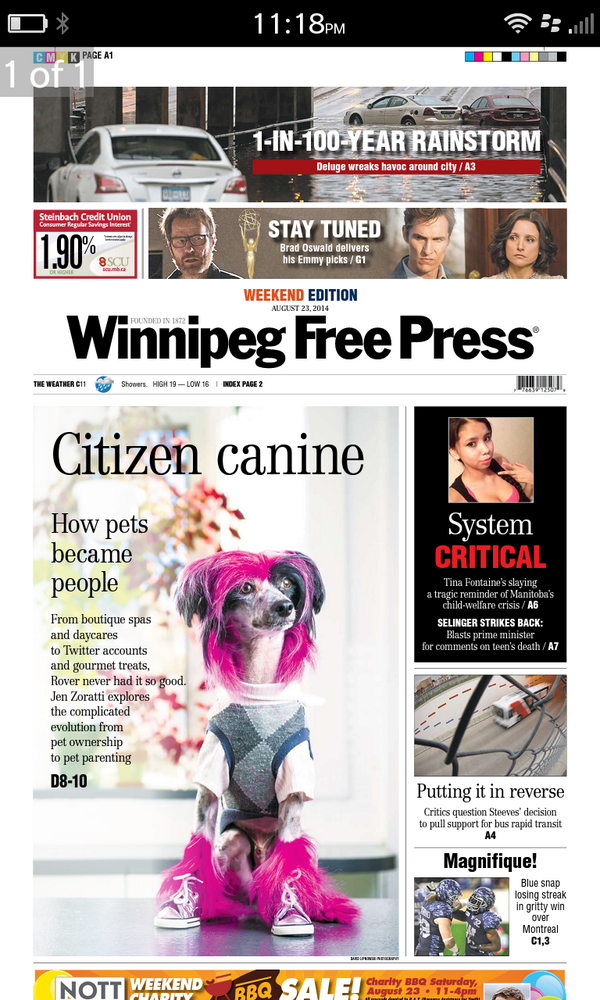 Winnipeg Free Press News Café
