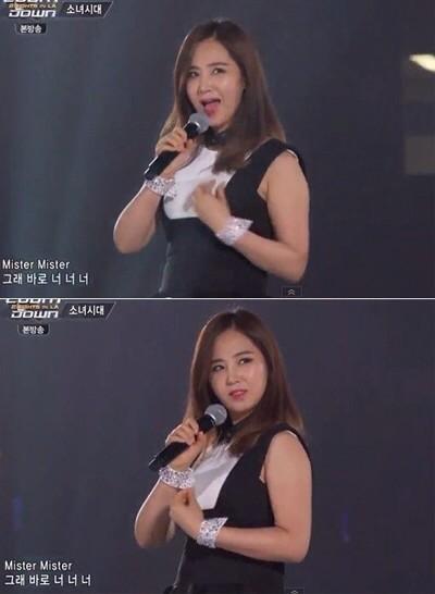 Uzivatel 소녀시대 少女時代 Na Twitteru ユリが太った むっちりとした体型が話題に ある掲示板に ぽってりとしたユリ というタイトルの下に M Countdown 2night In La の舞台に立ち 振り付けをこなしている少女時代のメンバーたちの写真が掲載された Http