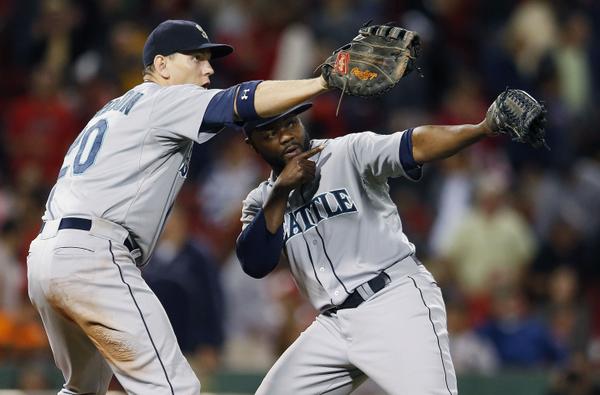 Mariners's tweet photo. Eyes on the prize. #LetTheArrowFly http://t.co/7liSNxr4cc