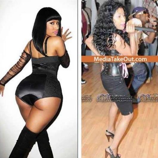 N0r3grets's tweet photo. Nicki Minaj before N after pics. Surgery does wonders don't it. She still hot though and I love her music. (No homo) http://t.co/7ep3IDVmWN