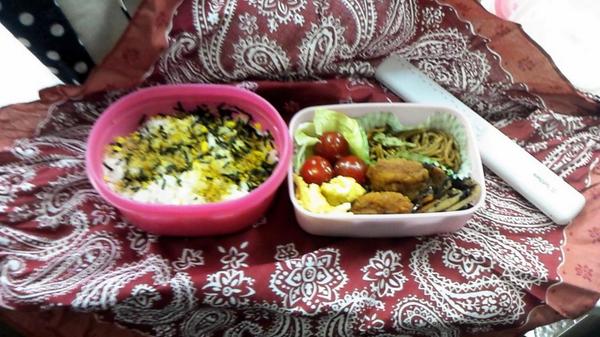 昨日の夕飯は愛妻弁当ヽ(*´∀｀)ノ
なんか、やる気出るよねw