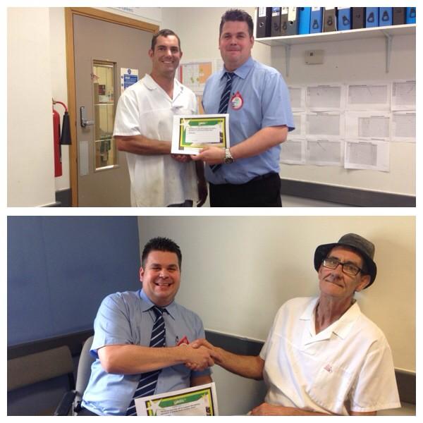 Thanks Stuart and Dave working days off to support ISB in a really tough week #awesome31