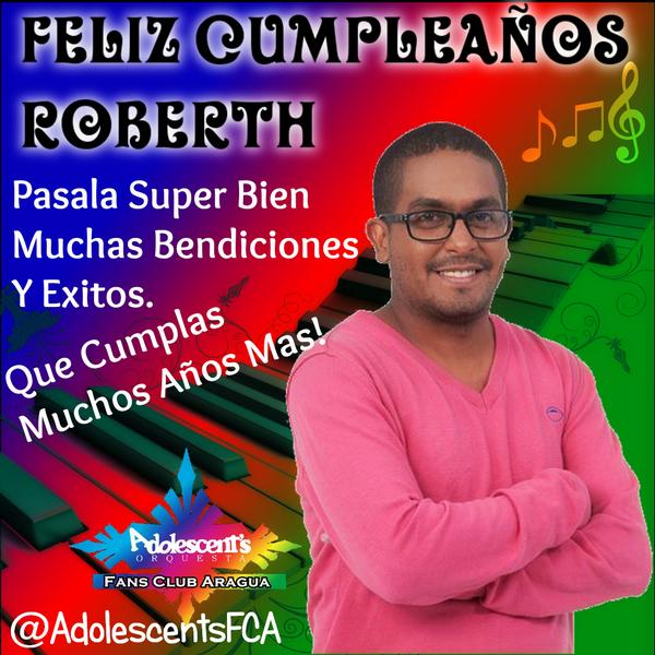 AdolescentsFCA's tweet photo. Feliz Cumpleaños A nuestro Querido Pianista de @LosAdolescents @roberthpiano Pasala super Te Queremos!!! http://t.co/bWlvoyeaNE