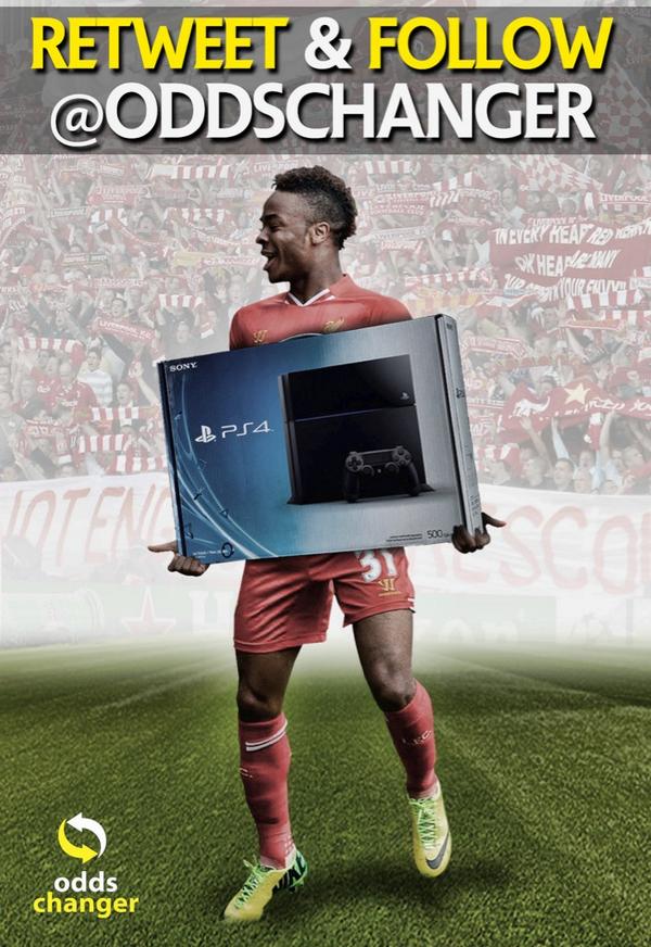 TommysDartsTips's tweet photo. Man City vs Liverpool 

If STERLING scores first, we'll give away a PS4!

RETWEET &amp; FOLLOW to enter. http://t.co/f0TShJRnjl