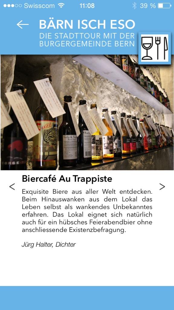 Merci @KuttiMC für den Text im neuen App "Bärn isch eso" - wir haben uns darüber gefreut!