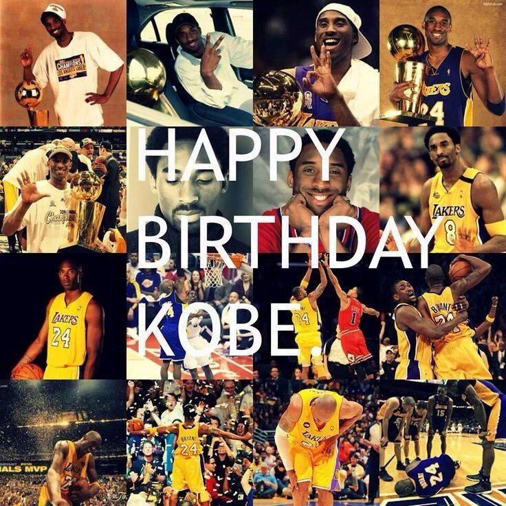 You never left.every this time of year, you are in my heart become soft, 8.23.Happy birthday to Kobe Bryant (36) 