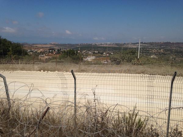 Jordeikh, grens Libanon.