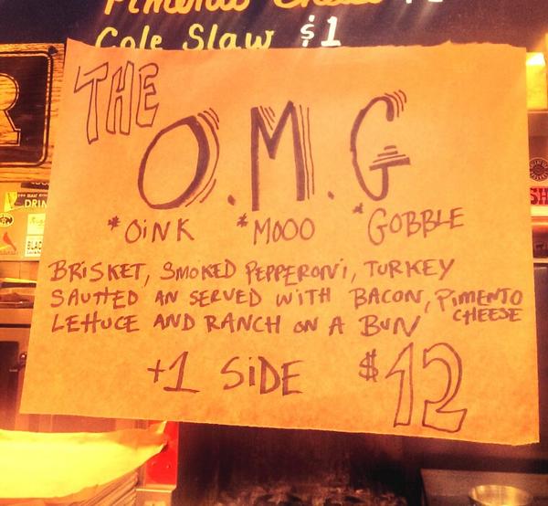 RizzShow's tweet photo. Ain't nothing wrong with this! “@SugarFireSmoke: OooOoh oh oh oh oink nook gobble #omg #crazybbq #bbqpitmasters http://t.co/wPYCC2NdTm”