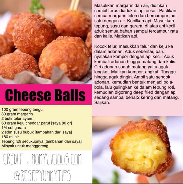 resepyummy's tweet photo. Cheese Balls #cheese #keju http://t.co/SHqOG0b9Hb