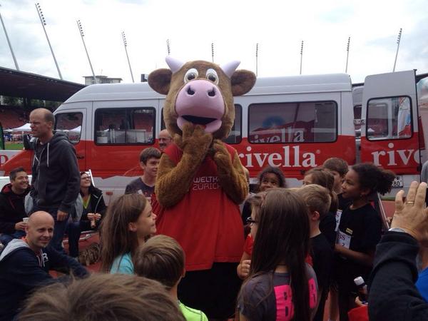 Die jungen Talente vom UBS Kids Cup Final kennen mich alle! Ich habe gar nicht gewusst, dass ich so viele Fans habe!