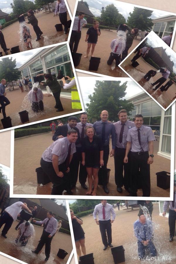 ODuckenfield's tweet photo. Tesco Oakham's #ALSIceBucketChallenge - text Ice to 70550 to donate @r8chjones @ESaulino @MarkTequila #super16 http://t.co/k9Vsly5GBK