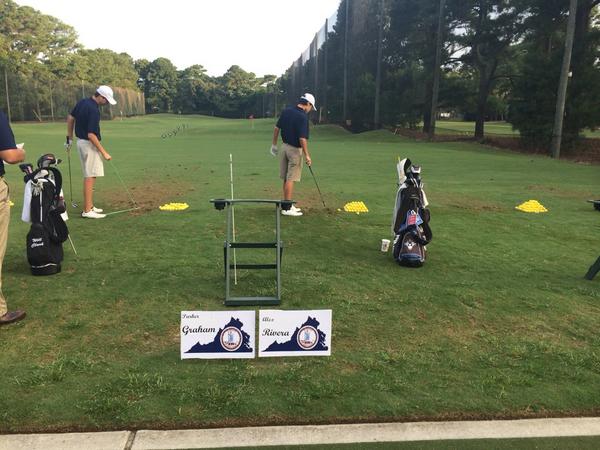 MAPGAJRGOLF's tweet photo. Everyone's loving their name plates for the range. #MDvsVA #CapitalCup #pga #mapga #mapgajrgolf #golf #RyderCup http://t.co/n470imLrIe