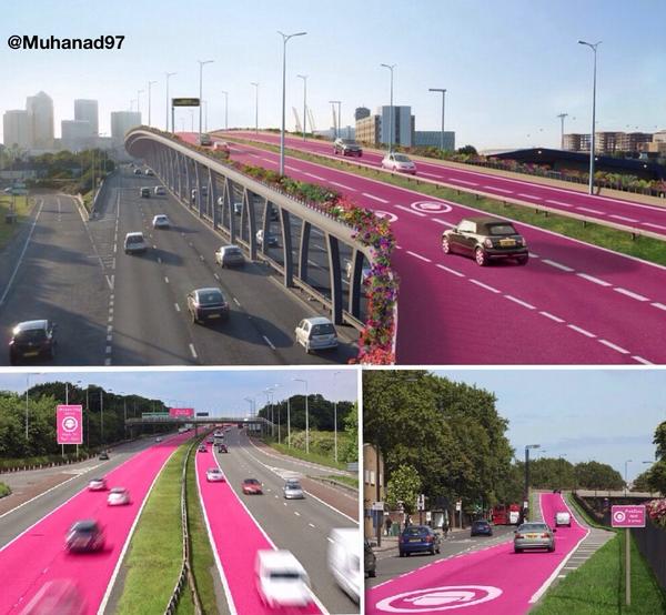 اقترحت شركة تأمين بريطانية بضرورة اعتماد مسارات وردية في الطرقات مخصصة للنساء لحمايتهن من تهور الرجال
#قيادة_المرأة