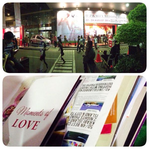 Jakarta wedding festival.. #preparetonextyear bismillah y <a href="/angelsyaa/">Angel</a>