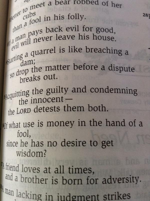 mavengoldja's tweet photo. #Acquitting the #guilty and condemning the #innocent - The Lord detests them both. Proverbs 17 v. 15 http://t.co/YYLdoj5E0S
