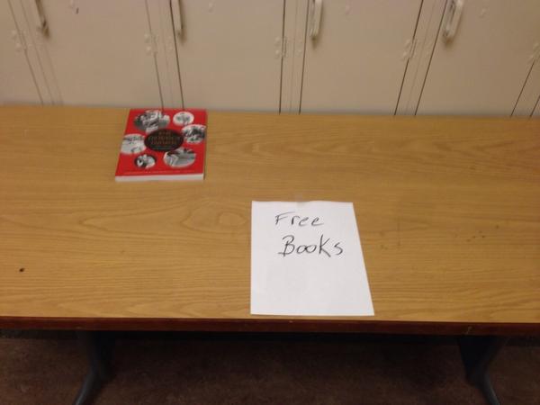 TheRyanDennis's tweet image. Books have been oppressed for too long. #freethebooks #SPSCBUS