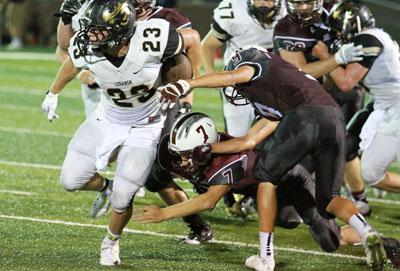 OzarksOzone's tweet photo. One EL(z) of an effort. Evans rushes for 314 &amp; 4 TDs as @jacket_football beats Rolla. Recap: http://t.co/dF553QON5i http://t.co/5Rk3ijBXYs
