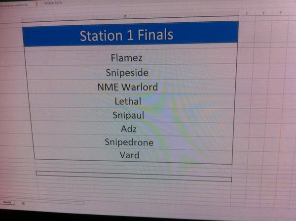 The FFA finals! 3 games of 15 minute ffas coming up shortly! Twitch.tv/multiplay_halo