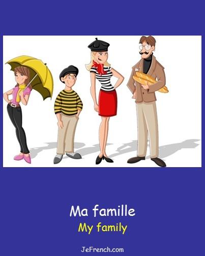 JeFrenchLessons's tweet image. Learn basic French:  La famille... the family buff.ly/1tpPam0