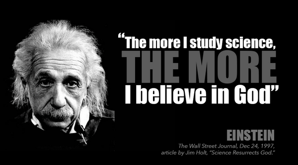 The More I Study Science The More I Believe In God The Atheist On Twitter: ""The More I Study Science, The More I Believe In  God" - Einstein Http://T.co/J2Urac5Low" / Twitter