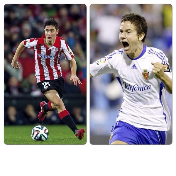 AnderHerrera's tweet photo. Mucha suerte esta temporada al @AthleticClub y @RealZaragoza
Good luck this season to @AthleticClub and @RealZaragoza http://t.co/65b2kCIAyo