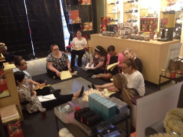 Paige_ELane's tweet photo. Last day of training without customers... I'm so proud of this group!! #trainingwin #teavanapartner #tobeapartner http://t.co/LNC0JhXnPU