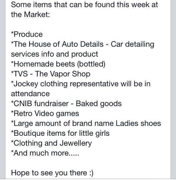 Sunday Market Hfx tweet media