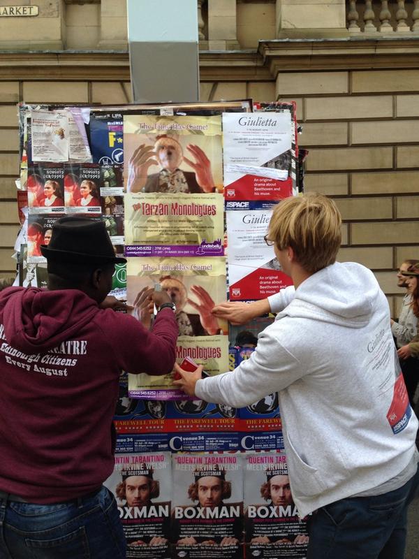 GiuliettaPlay's tweet photo. @nigeriantheatre hope the rest of your #edfringe run has been awesome! So nice to meet you all http://t.co/51OvyhjGO3
