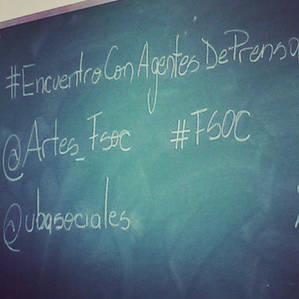 Gran encuentro de agentes de prensa en @ccomUBA <a href="/ubasociales/">UBA Sociales | #FSOC #UBA</a> <a href="/amonicab/">iam_meci</a> ¡Seguimos! #PensarElCampo