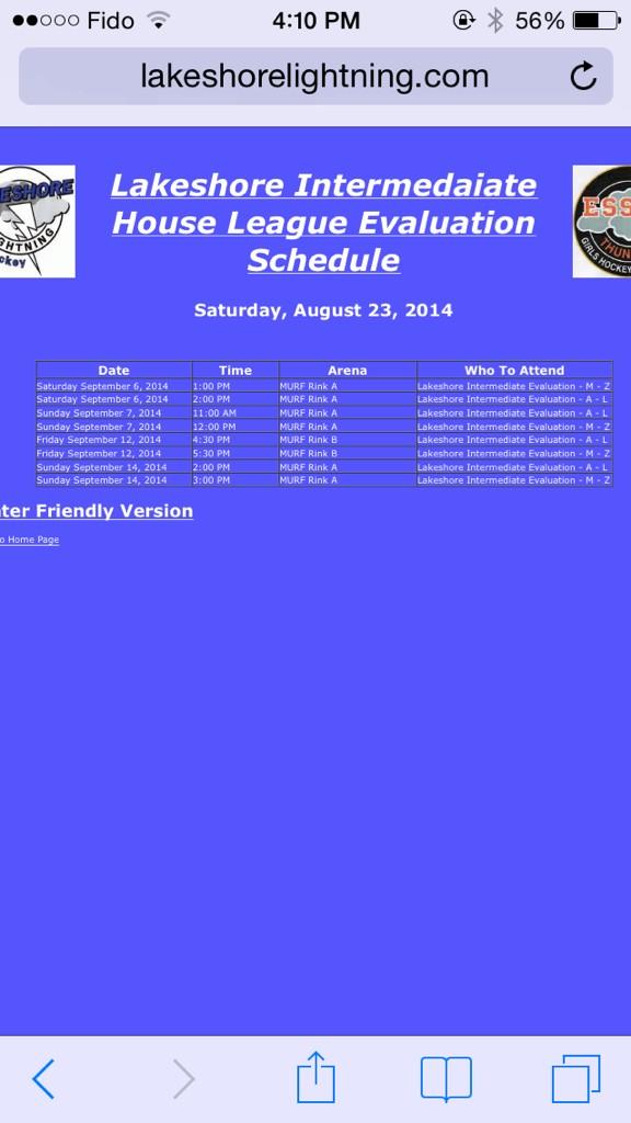LLWGH's tweet photo. The evaluation schedule is up ladies #2moreweeks http://t.co/cPNzBxYAD6