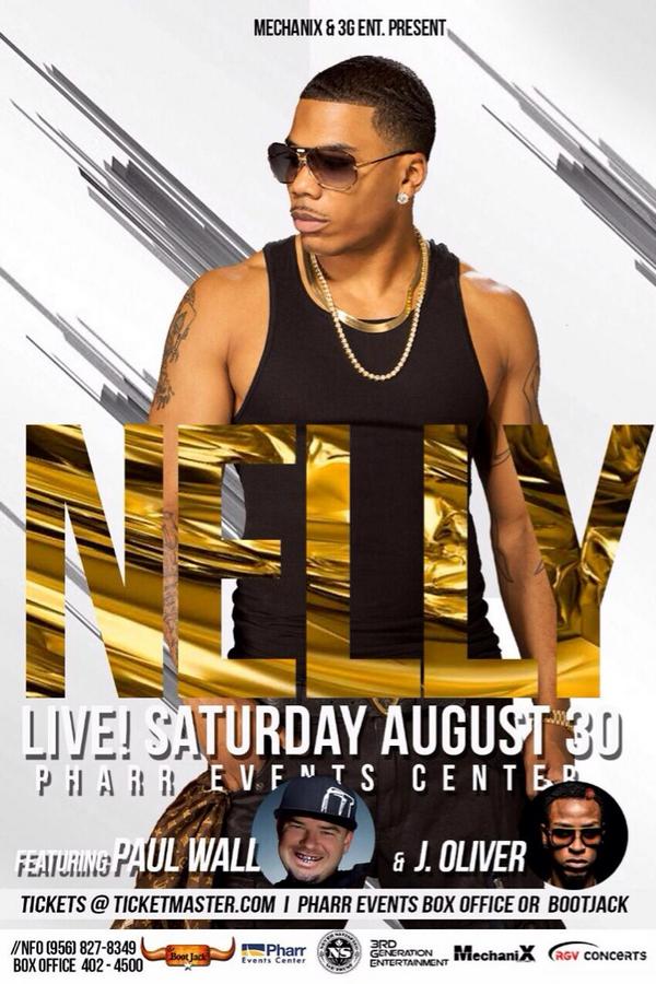 paulwallbaby's tweet image. Pharr, Texas Aug. 30th with my bro @Nelly_Mo and #Joliver #checkseason