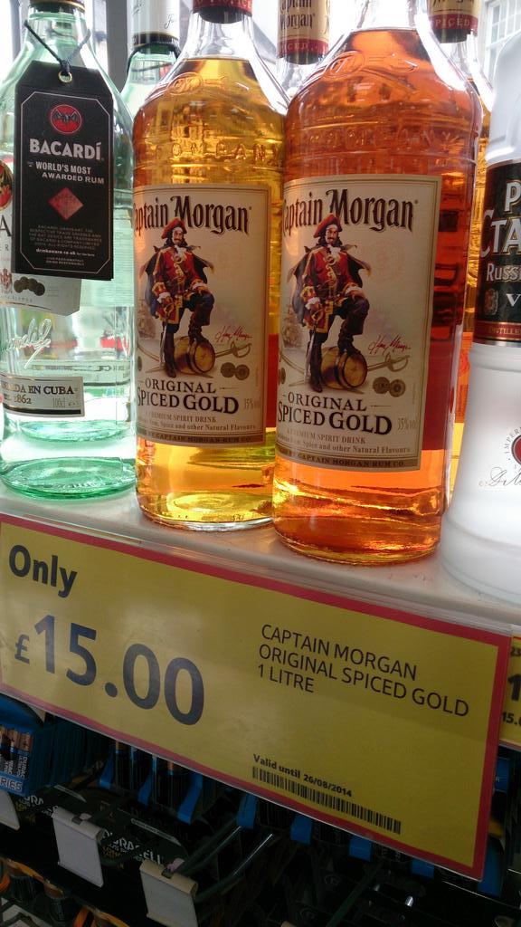 We've got some great bank holiday offers on selected ltr spirits £15