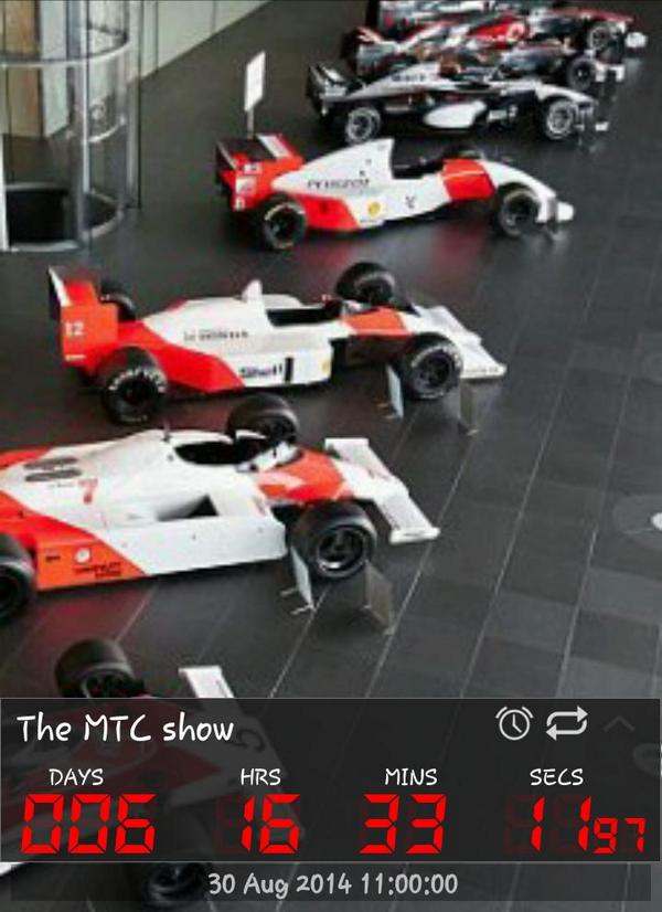 f1mrfox's tweet image. Beginning to fell really giddy now, a week today till I visit the #MTC for their epic #MTCshow #Yipeee ;)