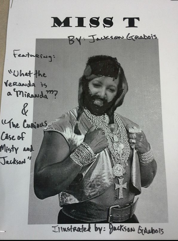 JackGrabs4Prez's tweet photo. vote for the guy who wrote an entire magazine (for Creative Writing class) solely on How to Annoy Misty Miranda #vote http://t.co/G7zREDnORT