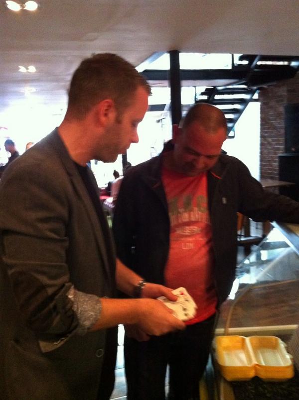 digbethestate's tweet image. This guy is amazing! How did you get @EddyFogg signed card into a sealed envelope in your wallet? @TrickyCM