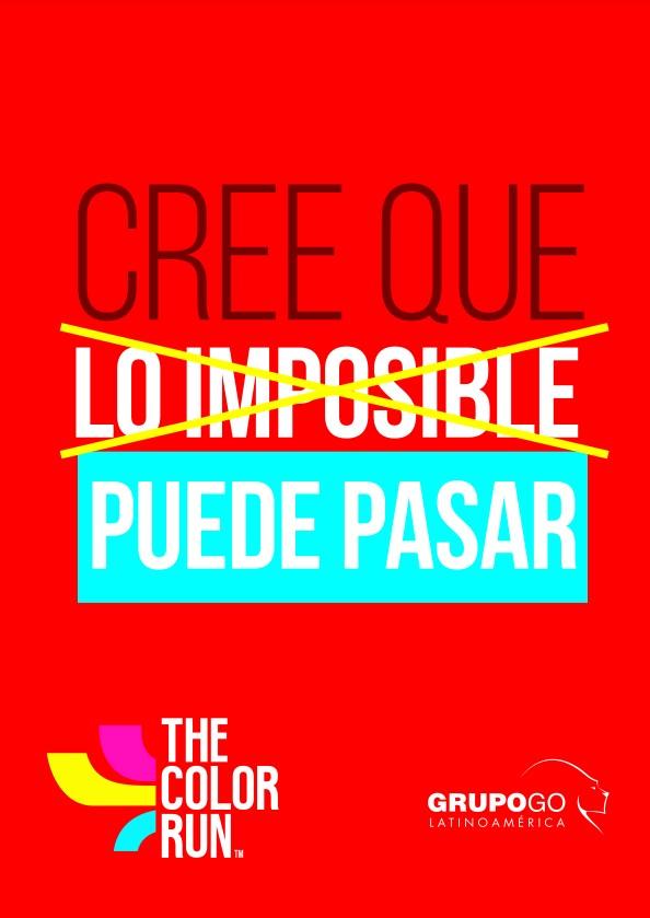 TheColorRunCR's tweet image. Sabado para disfrutar con la familia y los amigos... y también para creer.
#todoesposiblesipuedescreer