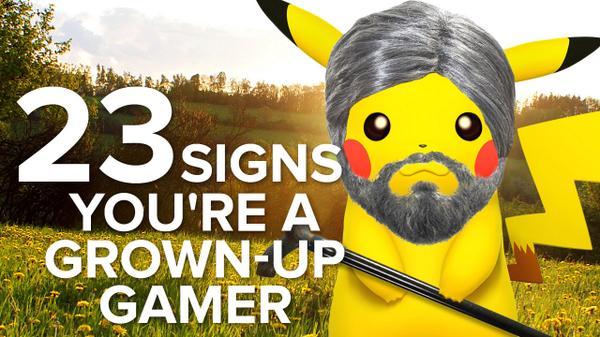 IGN's tweet image. 23 Signs You're a grown up gamer trib.al/PPwDM4O