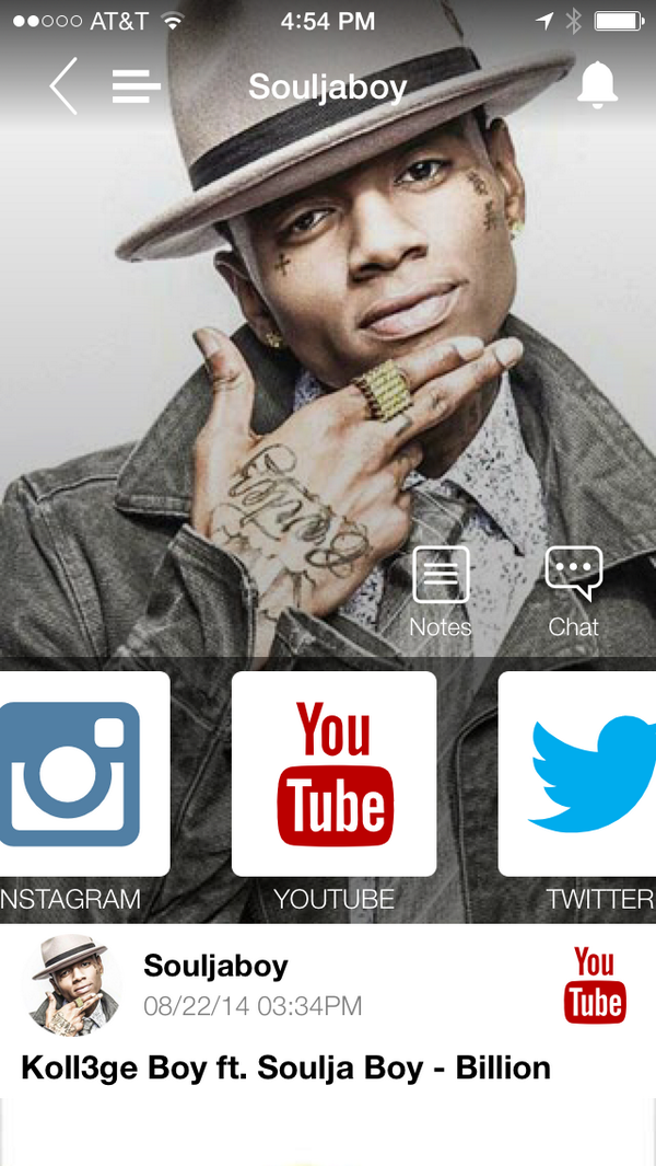 AppOneApp's tweet photo. See @souljaboy's latest pics, tweets, videos and more on #AppOne http://t.co/QN7becRUYx http://t.co/1BYlw2iIlv