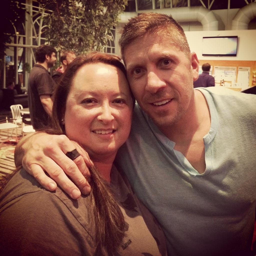 Happy Birthday to Ray Park!  This is us at this year! 