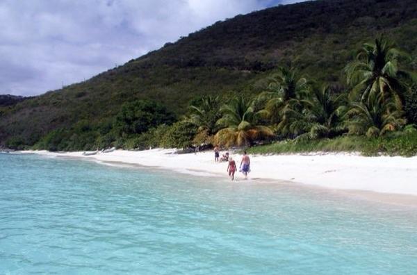 Taking a walk on the beach in Jost Van Dyke.  #BVI #crewedcharters