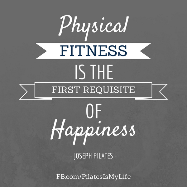 PilatesIsLife's tweet photo. Wise words from the father of #Pilates, #JosephPilates #happy http://t.co/xpxP2spv6F
