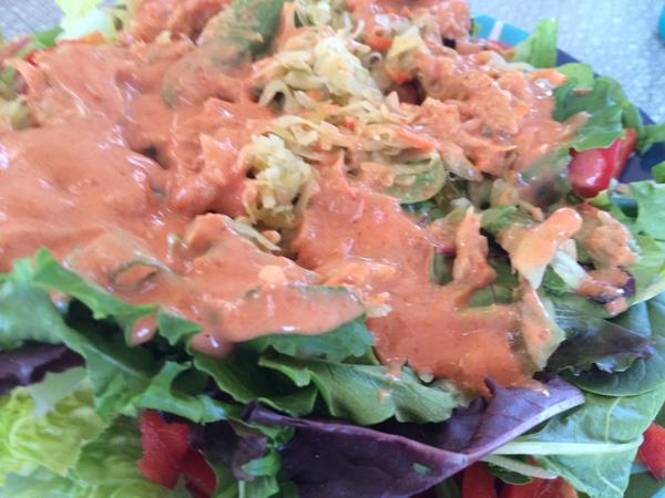 lorimaher's tweet image. Day 6 salad challenge @_KimberlySnyder