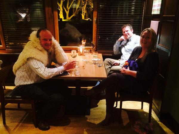 CampbelVictoria's tweet photo. A big thanks to the Clyde booking this evening! What a hoot we had @TheCock_Bull notice the cockerel in the bag!!! http://t.co/do0wB0XaB7