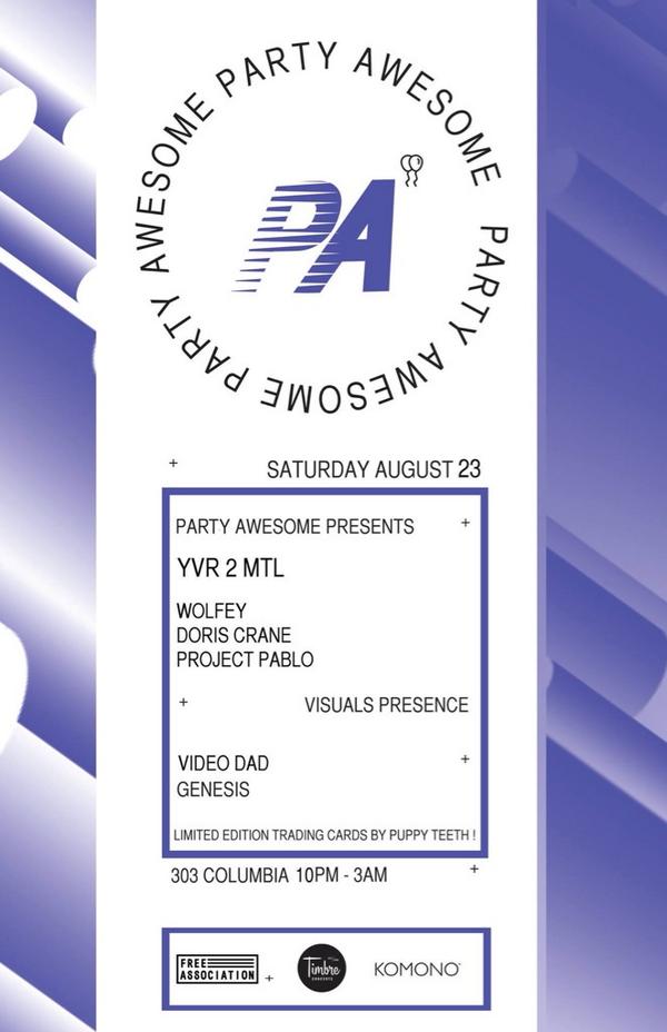 #303Columbia Hosts <a href="/djcherchez/">djcherchez</a>'s Party Awesome Tonight w The Last <a href="/Project_Pablo/">The Pablo Project</a> DJ Set B4 He Au Revoir's #YVR 2 #MTL