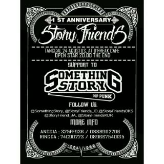 Yuk ke @DfreakCafe kita rayain anniversary <a href="/StoryFriend_ID/">StoryFriends_ID</a> yang ke satu tahun .semoga semakin solid terus mensupport!