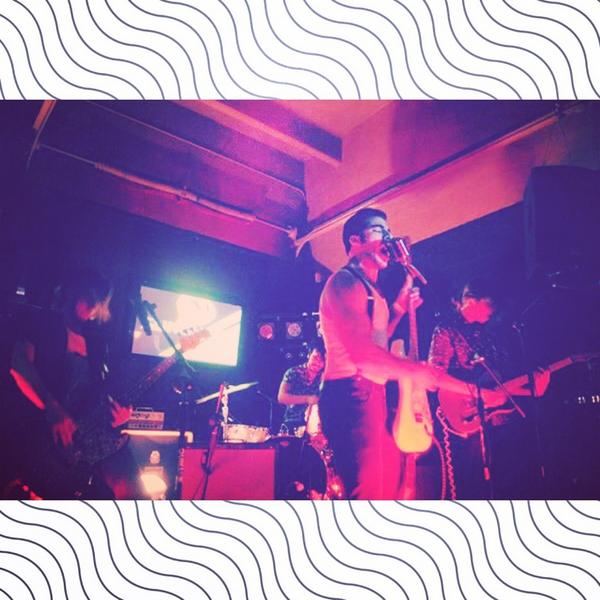 SunGhostsBand's tweet photo. Things got pretty wavy last night at #NSF2. #summerofsharkface #sunghosts http://t.co/0Jy4katm28