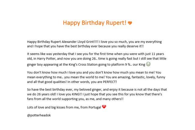 HAPPY BIRTHDAY RUPEGRINT      I love you so much!!! 