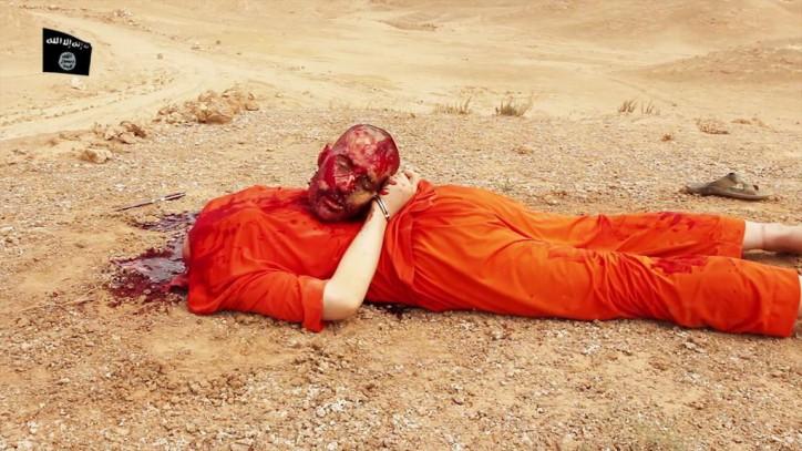 O Xrhsths 束 Sto Twitter グロ閲覧注意 イスラム国によるアメリカ人ジャーナリストの首切断 頭部切断 画像 イスラム国 切断 グロ注意 Http T Co Jkoym7zkxh