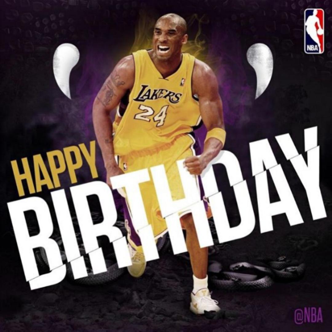 Happy Birthday to the best of the best, my favorite basketball player to walk on the court, Kobe Bryant  